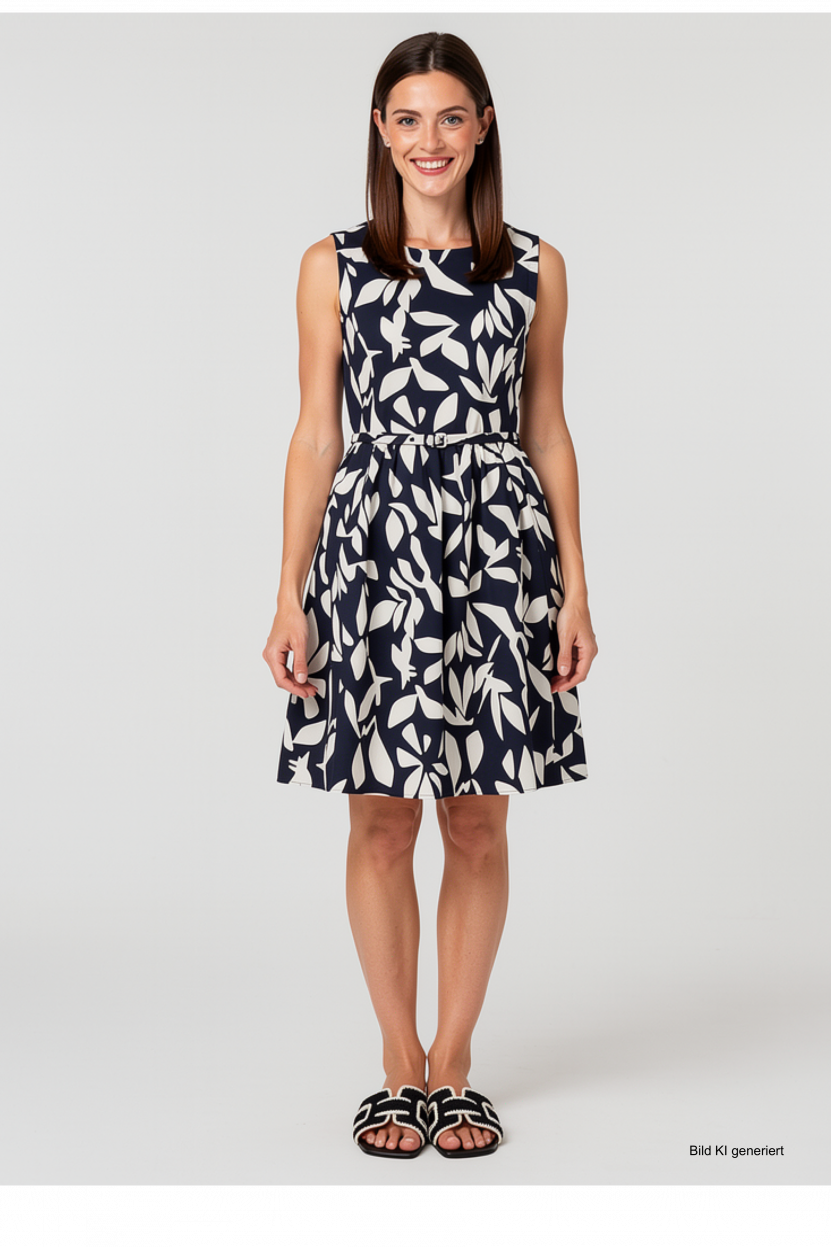 Rena Marx - Midikleid mit Print